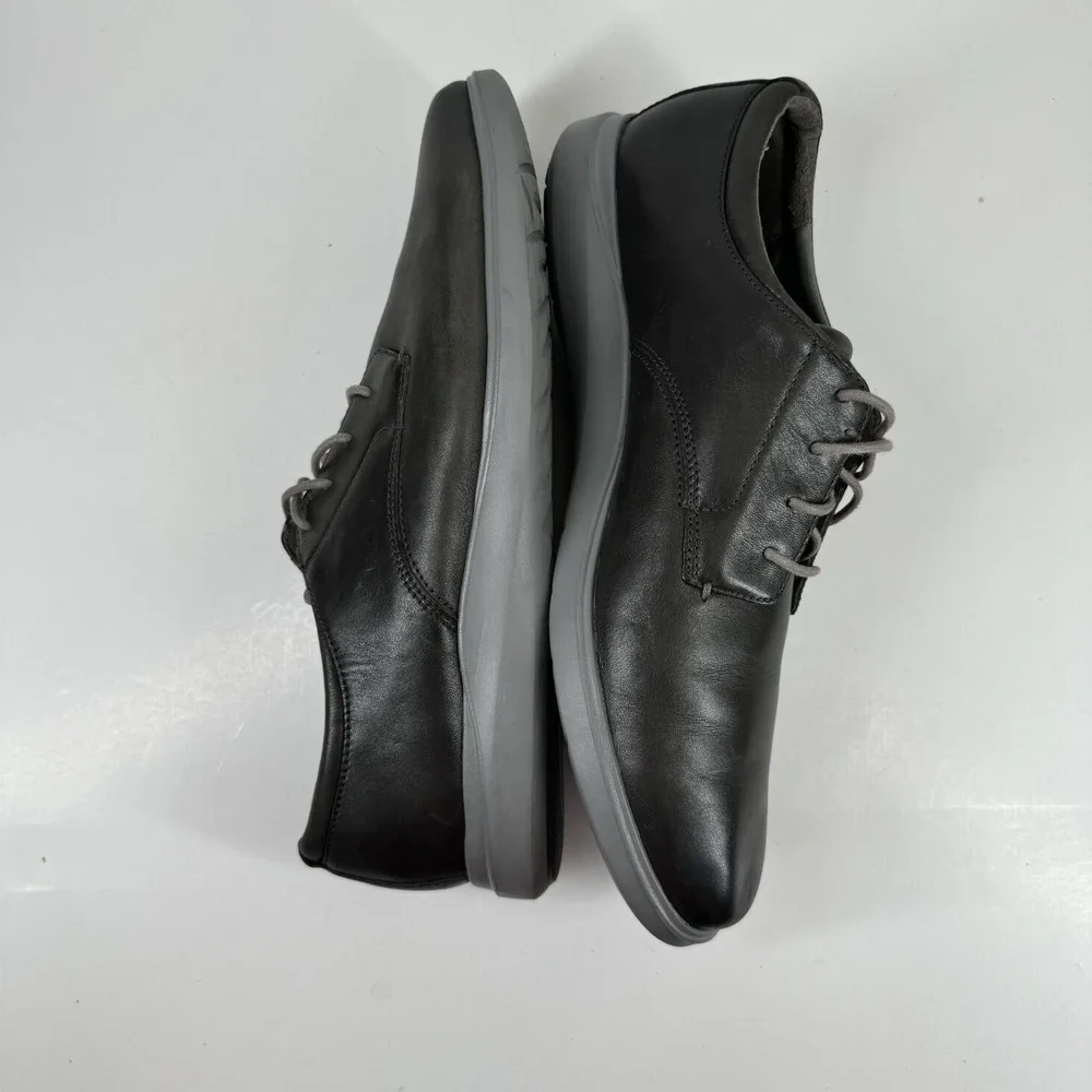 Cole Haan Grand Plus Essex Men's US 12M Magnet Grey Leather Wedge Oxford C28730